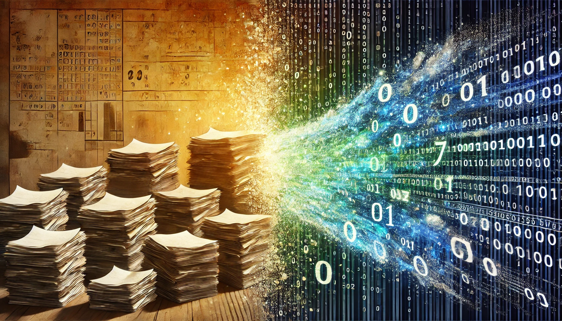 From paper to data